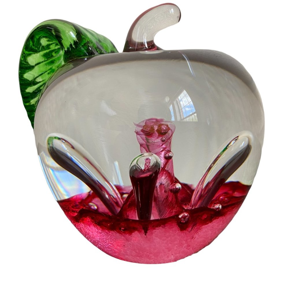Caithness Glass Paperweight Windfall-Ruby - Picture 2 of 16